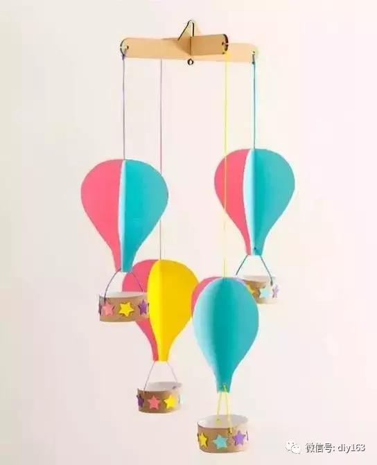 幼儿园气球手工贴画,气球创意手工