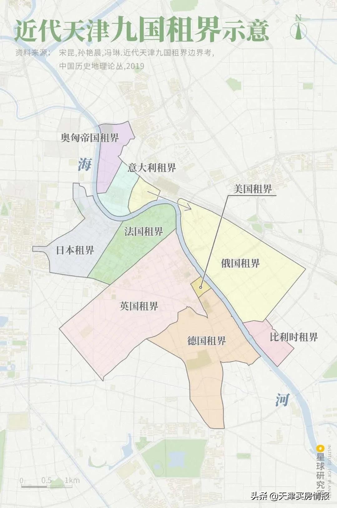 天津海河城建图,海河柳林活力复兴街区