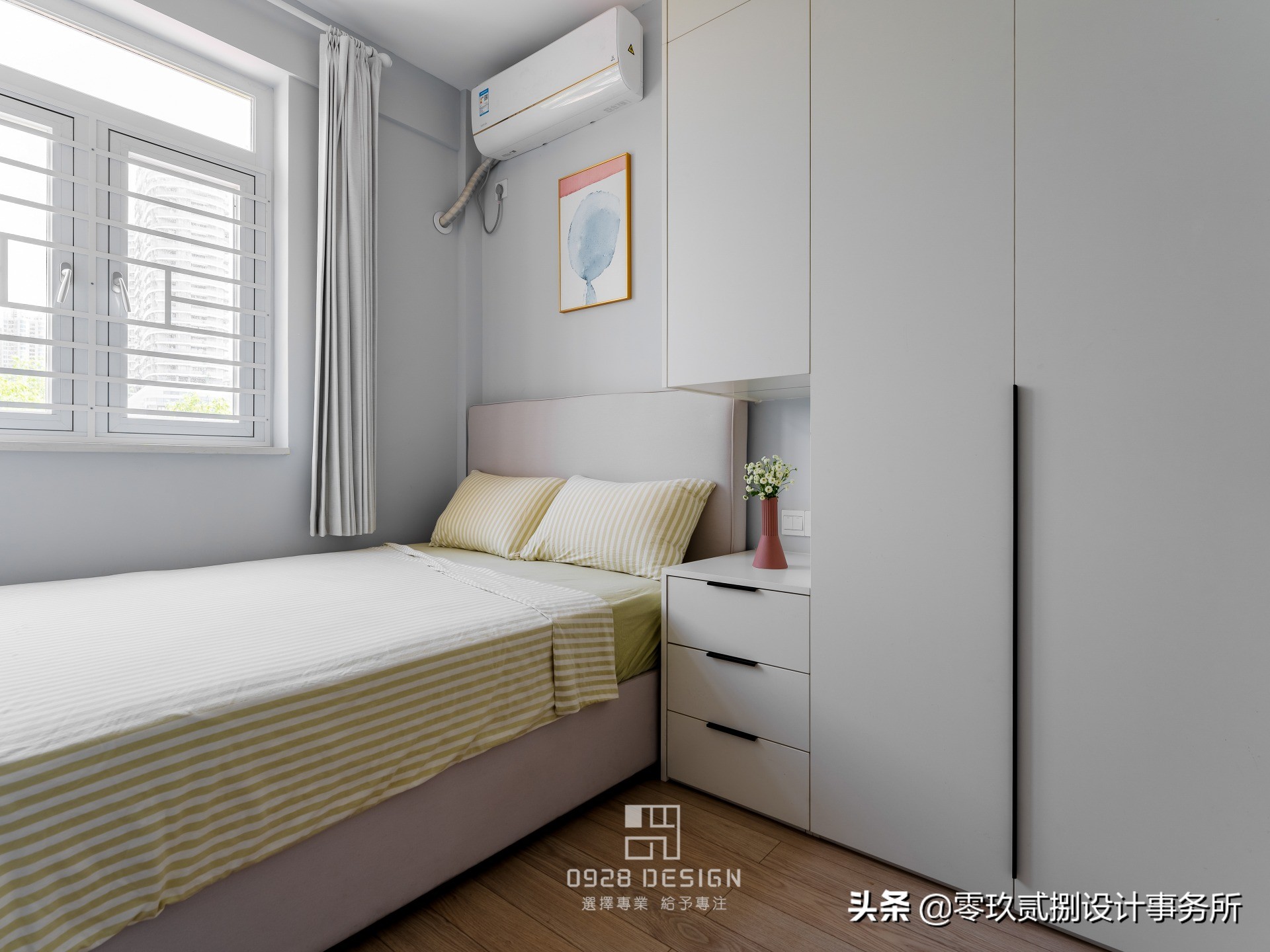 「零玖贰捌设计」65㎡“老破小”格局全改，变身阳光明媚小清新