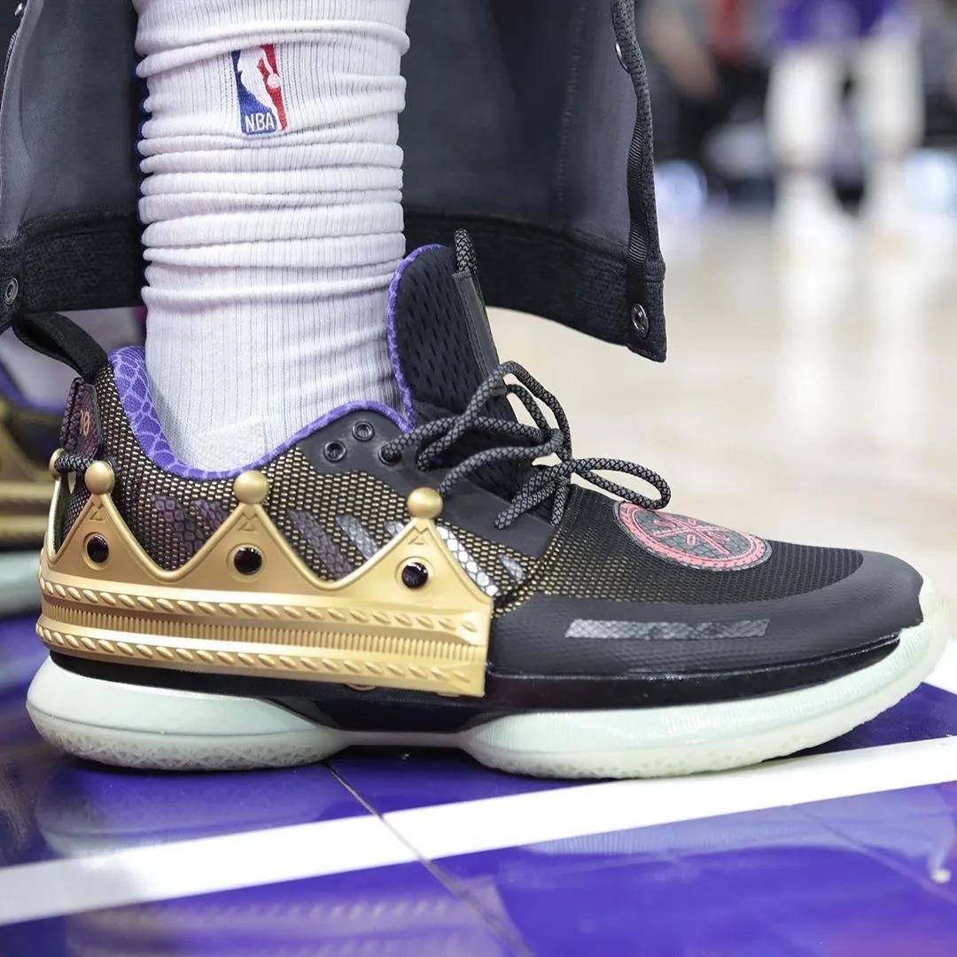 哈雷尔上脚麦迪球鞋,哈雷尔上脚球鞋aj6