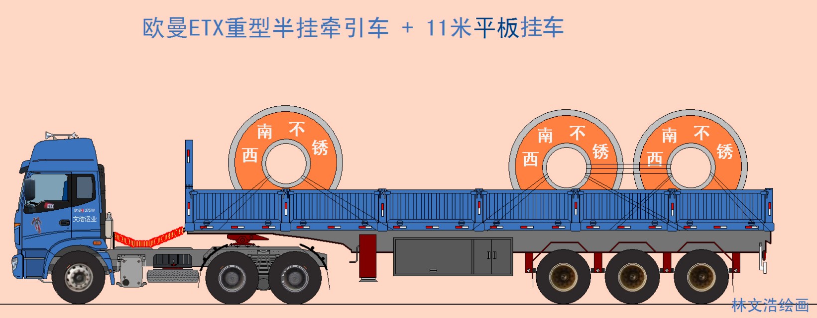 喜欢卡车的男孩,喜欢卡车的小学生