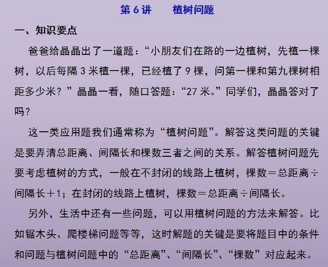 30类奥数经典题型6年吃透这1份,一位数学老师的小学奥数题型汇总
