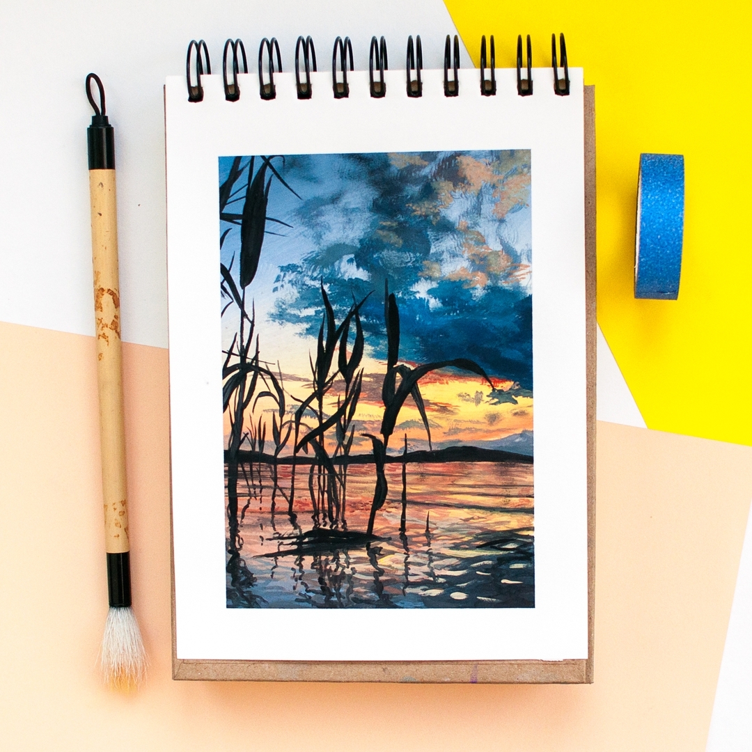 水彩手绘风景,sketchbook水彩手绘