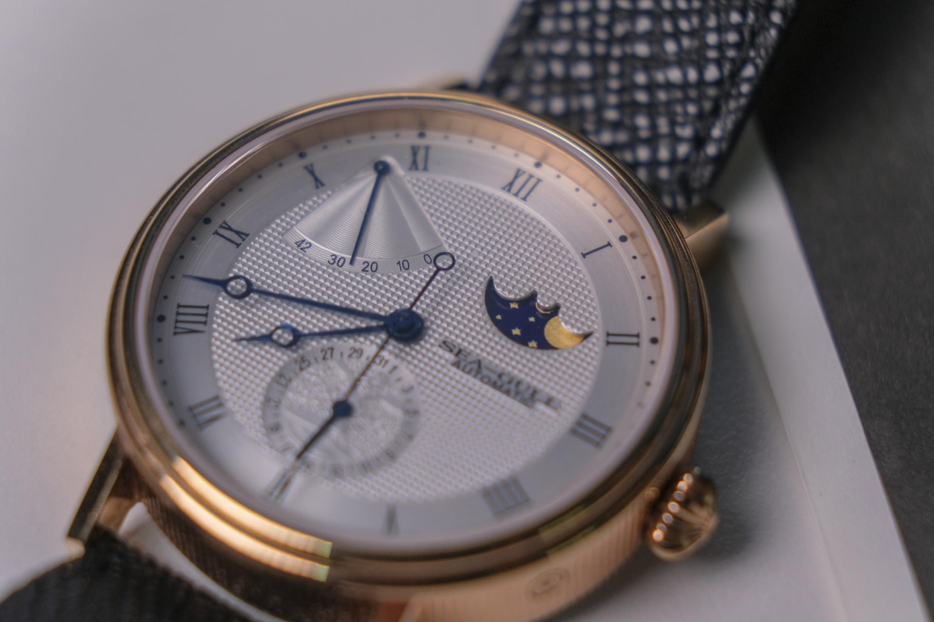 海鸥月相文创礼盒,海鸥月相系列机械腕表