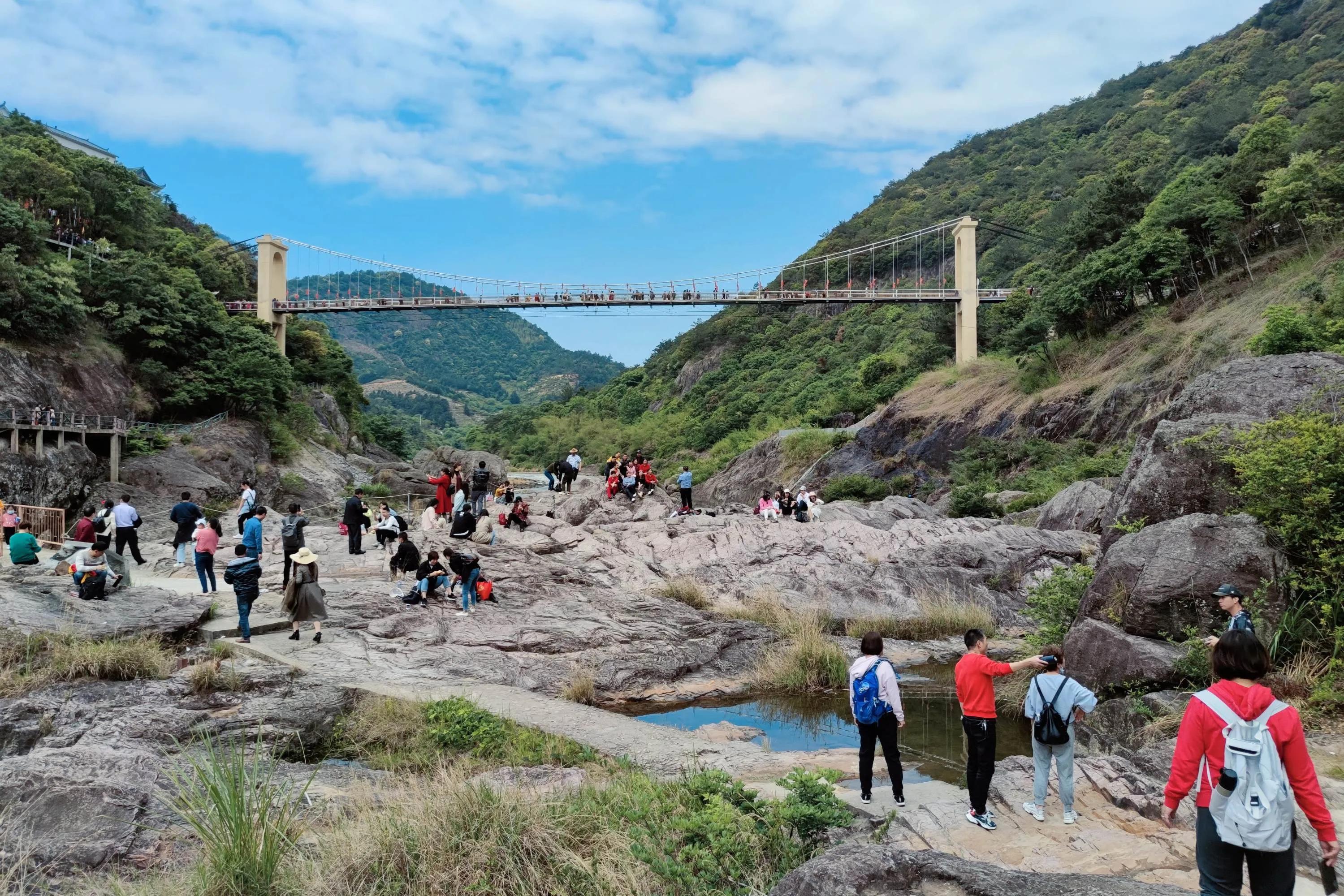 福州永泰百漈沟攻略,百漈沟天坑彩虹