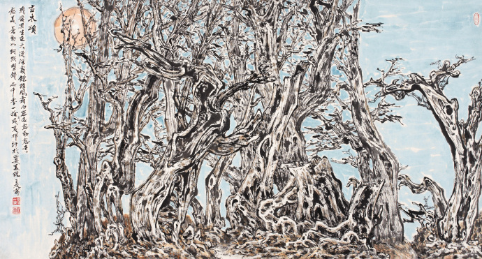 青年艺术家张荣国山水画作品欣赏,张三友的画价格