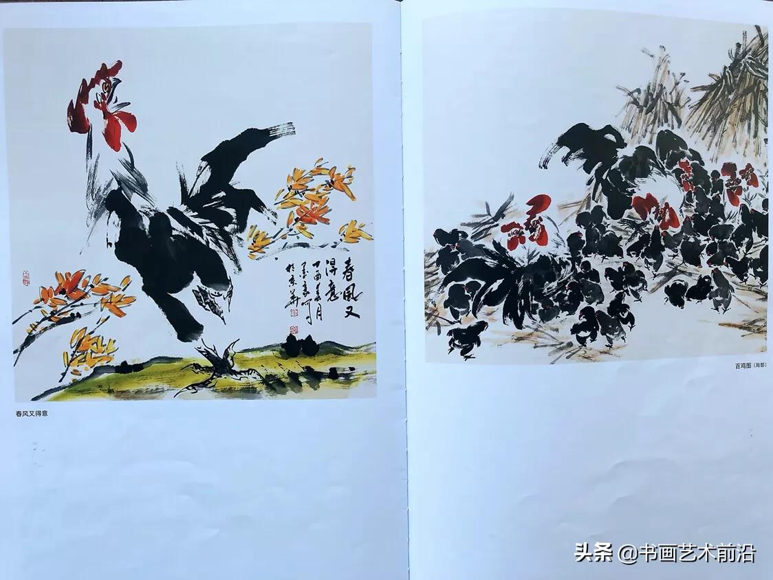 墨豪画鸡全过程,墨豪画鸡创意作品