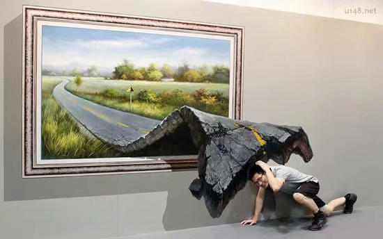 100幅经典画展,3d立体画超逼真大师