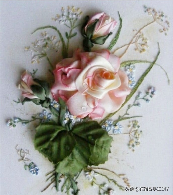 丝带绣的立体绣法,丝带绣的各种绣法视频