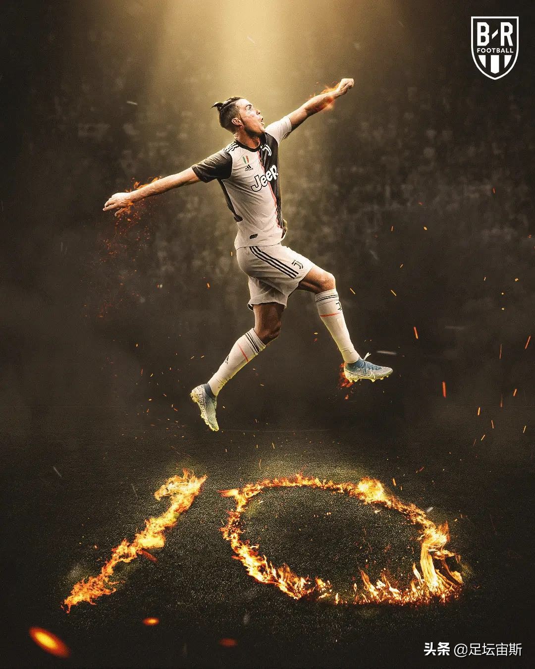 c罗踢飞草皮,c罗100秒凌空踢板纪录