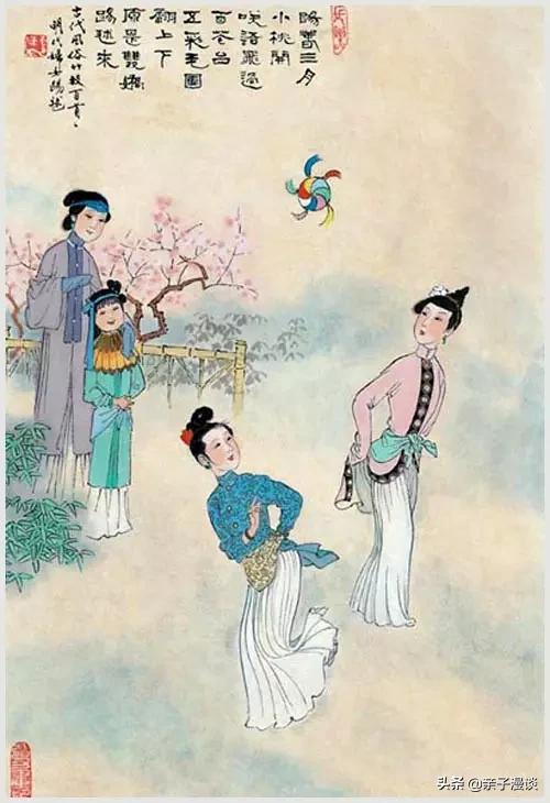 诗词丨100张风俗图，100首诗词，太美了​