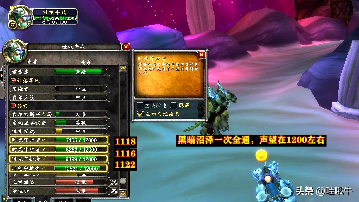 魔兽世界怀旧服tbc哪些声望必须升,魔兽怀旧服tbc各声望奖励