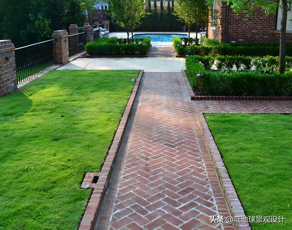 别墅庭院地面铺装施工顺序,别墅庭院地面铺装设计
