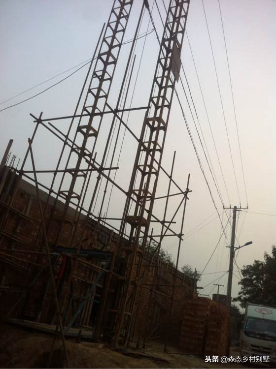 北方农村建房全过程，三层占地150平米，花了50万