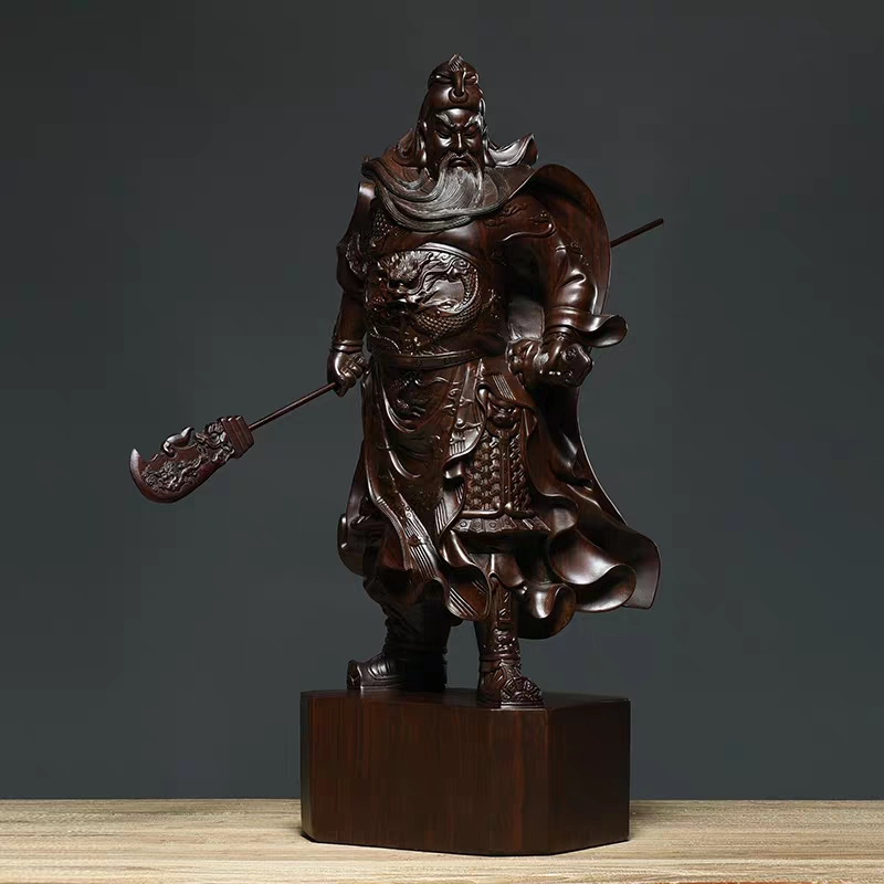 木雕师麾下的武圣《关羽》睁眼可吓退百万大军