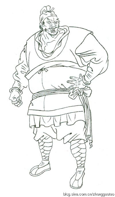 牛牧野水浒扑克,牛牧野水浒人物