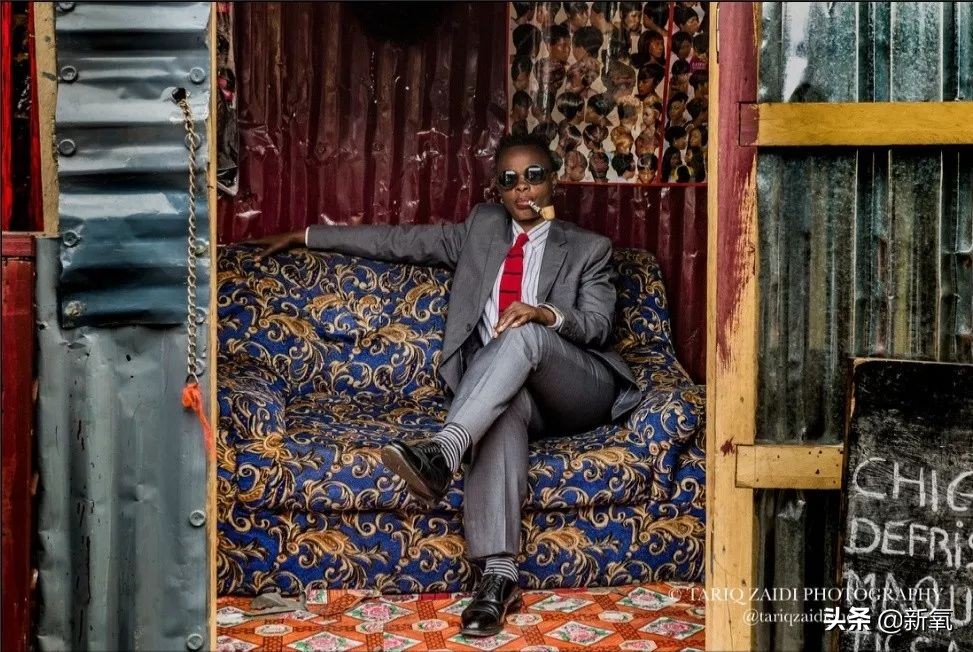 捡垃圾也要穿名牌,非洲贫民窟绅士精致起来有多野?