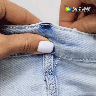 裤腰大了怎么裁剪改小窍门,裤腰小了别慌