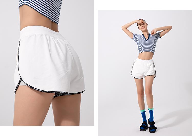 提臀安全裤白色夏天薄款,高腰收腹提臀裤夏季