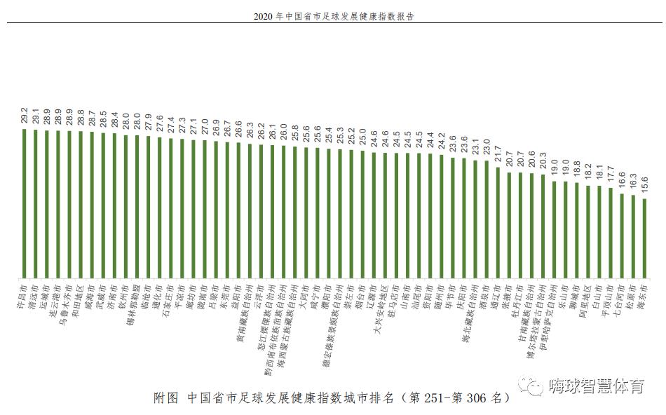 2023中国足球实力排名前十,中国省市足球发展健康指数报告