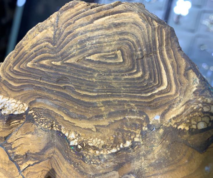 欧泊真假显微镜,慧眼识物真假鉴别图片