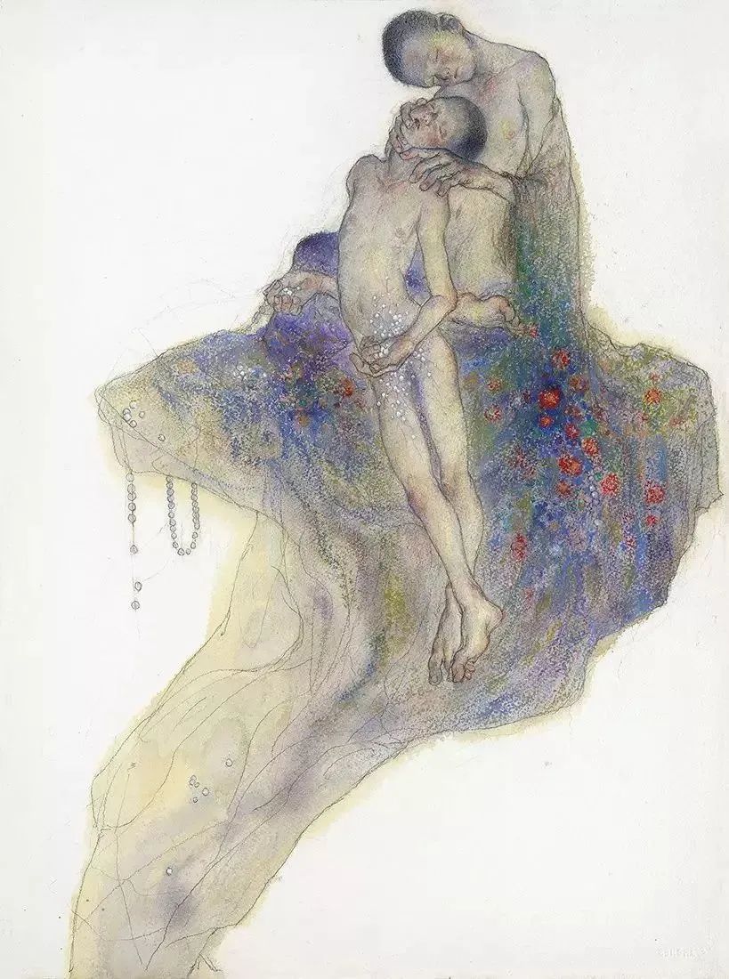 大鱼海棠唯美漫画插画设计,马克笔插画大鱼海棠