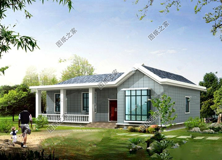 1层农村自建房推荐户型,北方农村自建房一层户型图