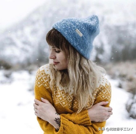 手工多彩毛线毛衣编织全部教程,彩虹线织什么花样毛衣好看
