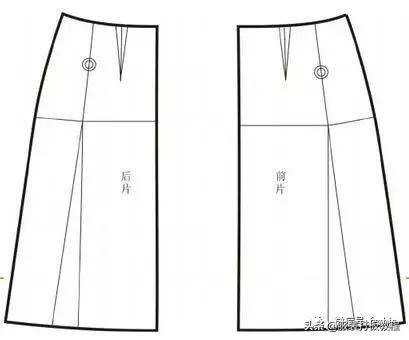 女装连衣裙服装制版,高腰褶皱a字吊带连衣裙女装