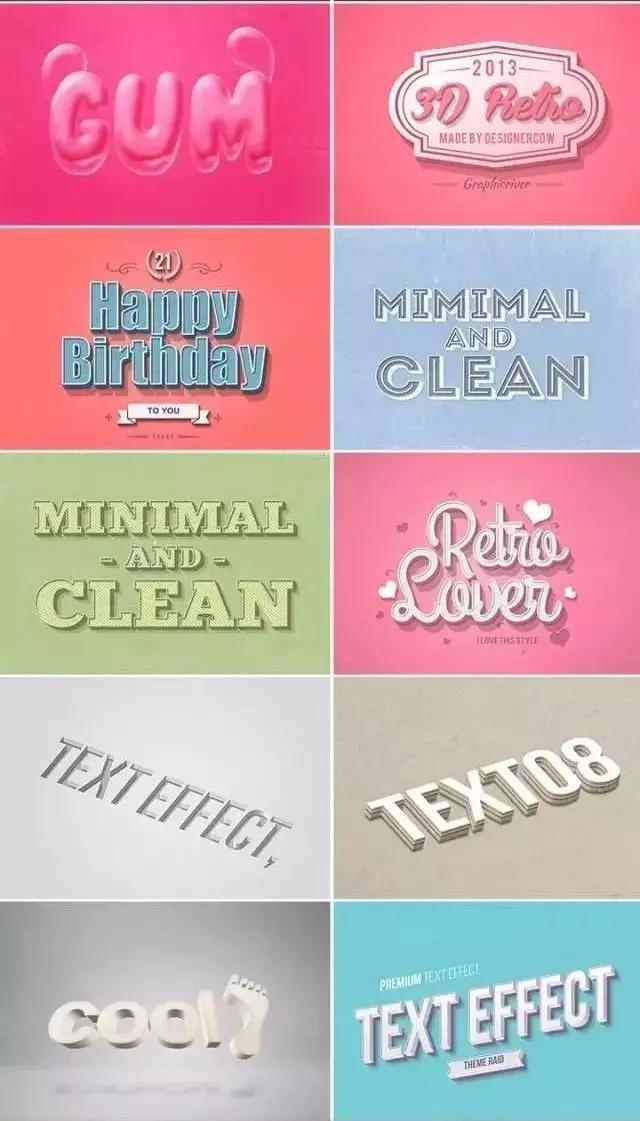 让人眼前一亮的字体ps,好看的字体特效ps