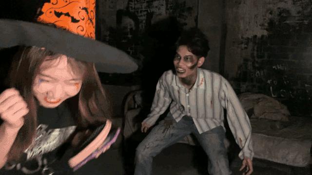 长隆万圣节一排小鬼看贞子鬼屋,广州长隆万圣节鬼屋攻略