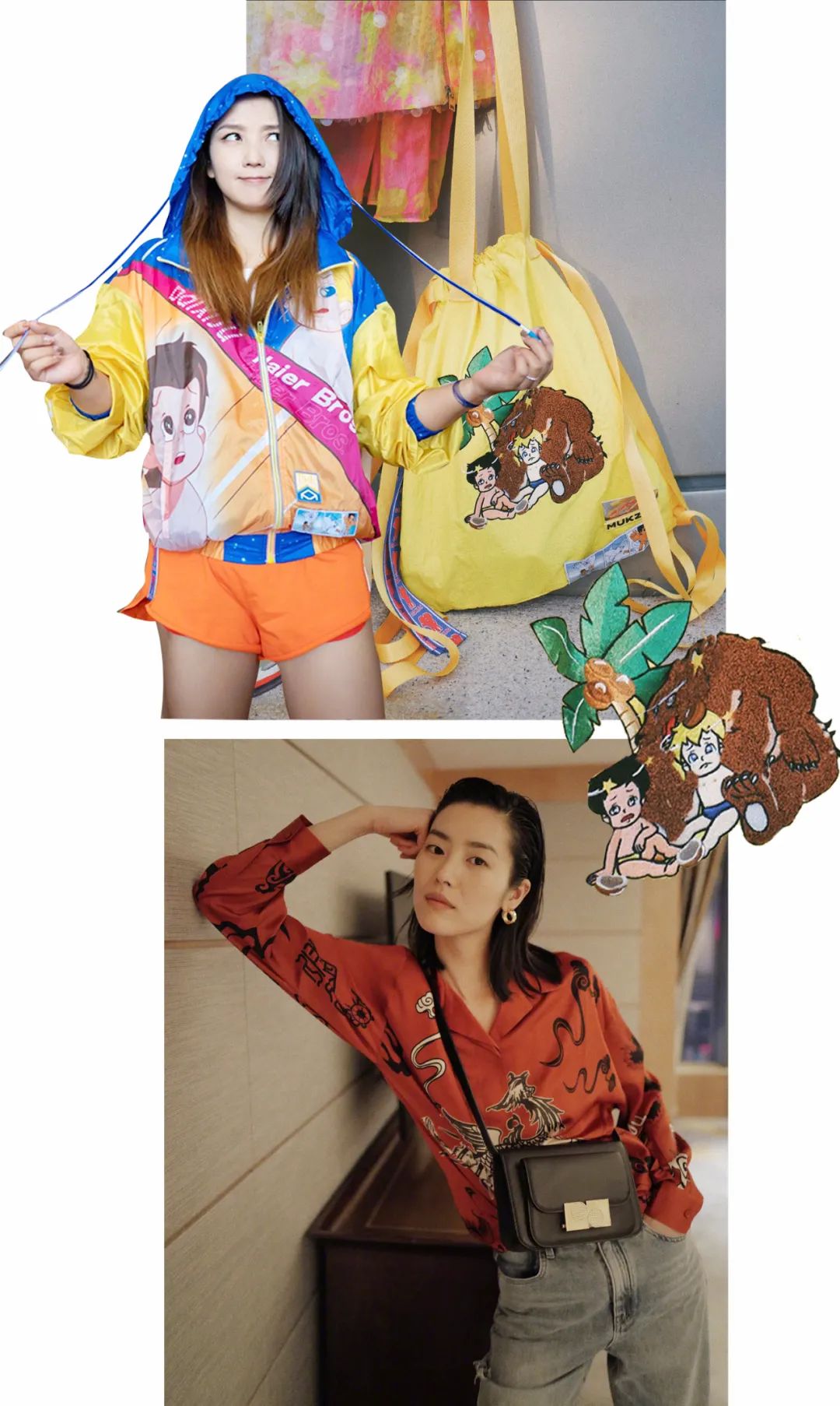 满大街都是浓浓的过节气息,满大街都是国风的衣服