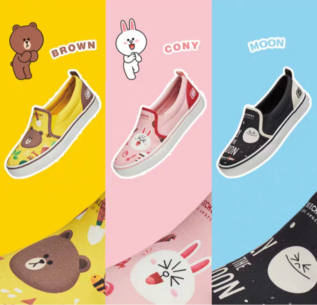 斯凯奇小红帽联名,斯凯奇联名款linefriends