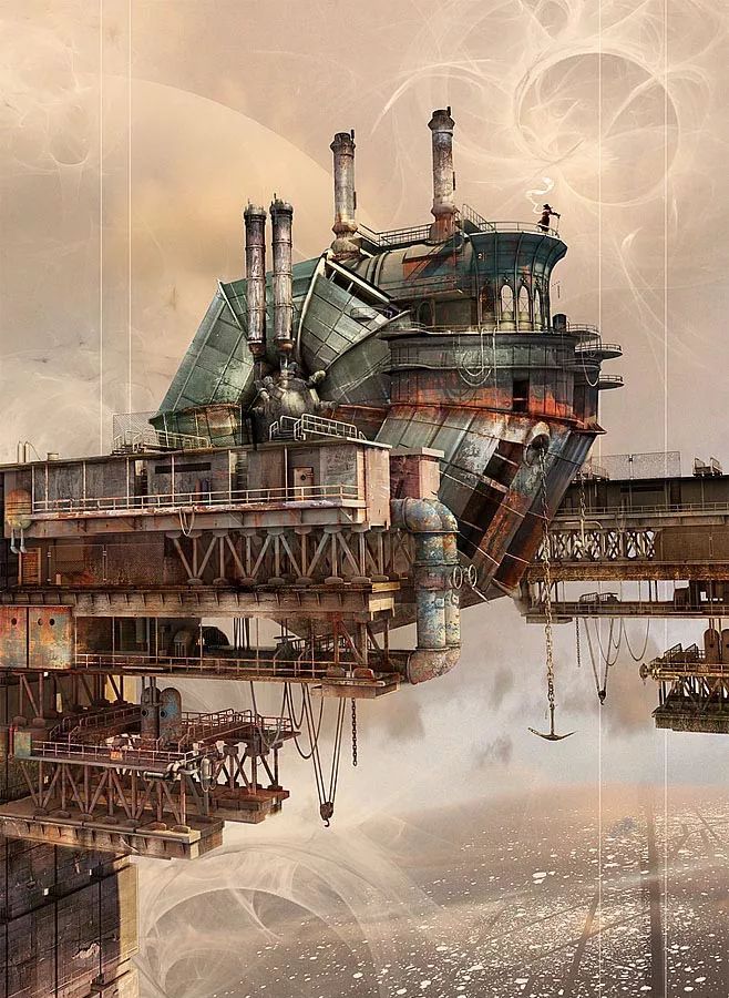 蒸汽朋克风创意美术,蒸汽朋克幻想风格