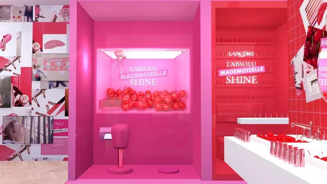 兰蔻口红来袭,三里屯兰蔻专柜