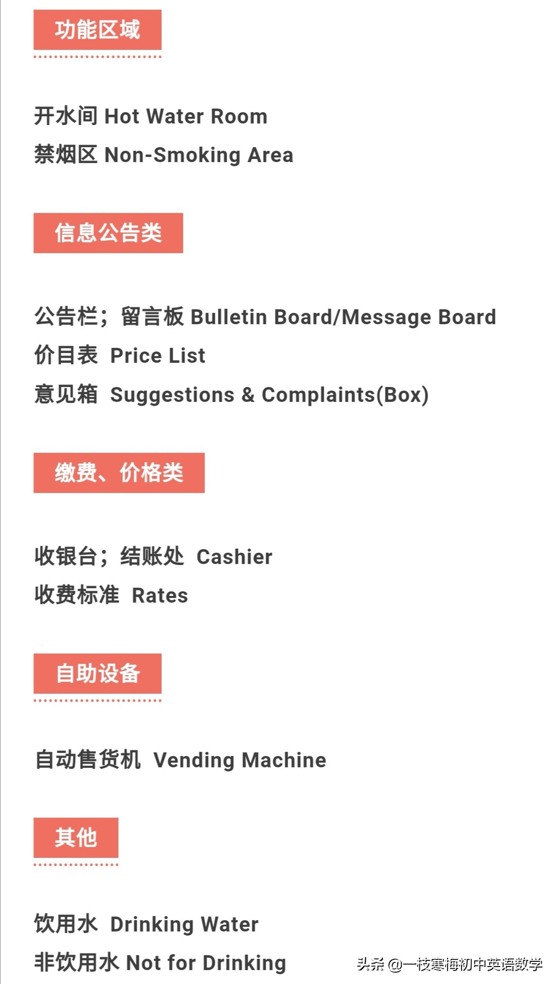 100个常见标识的英文表达,100个常见公共场所标识