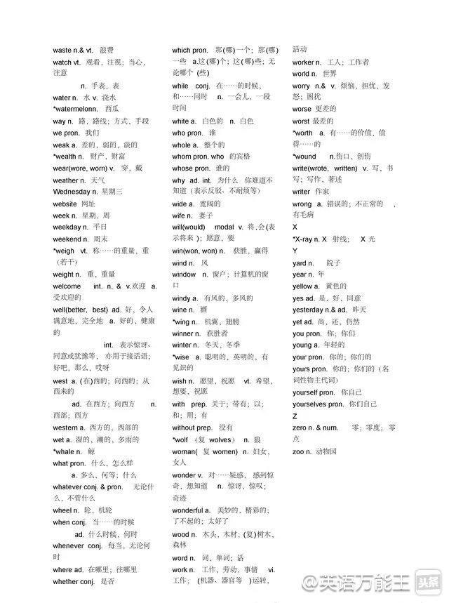 仁爱中考英语单词1600词速记,初中英语单词1600单词快速记忆法