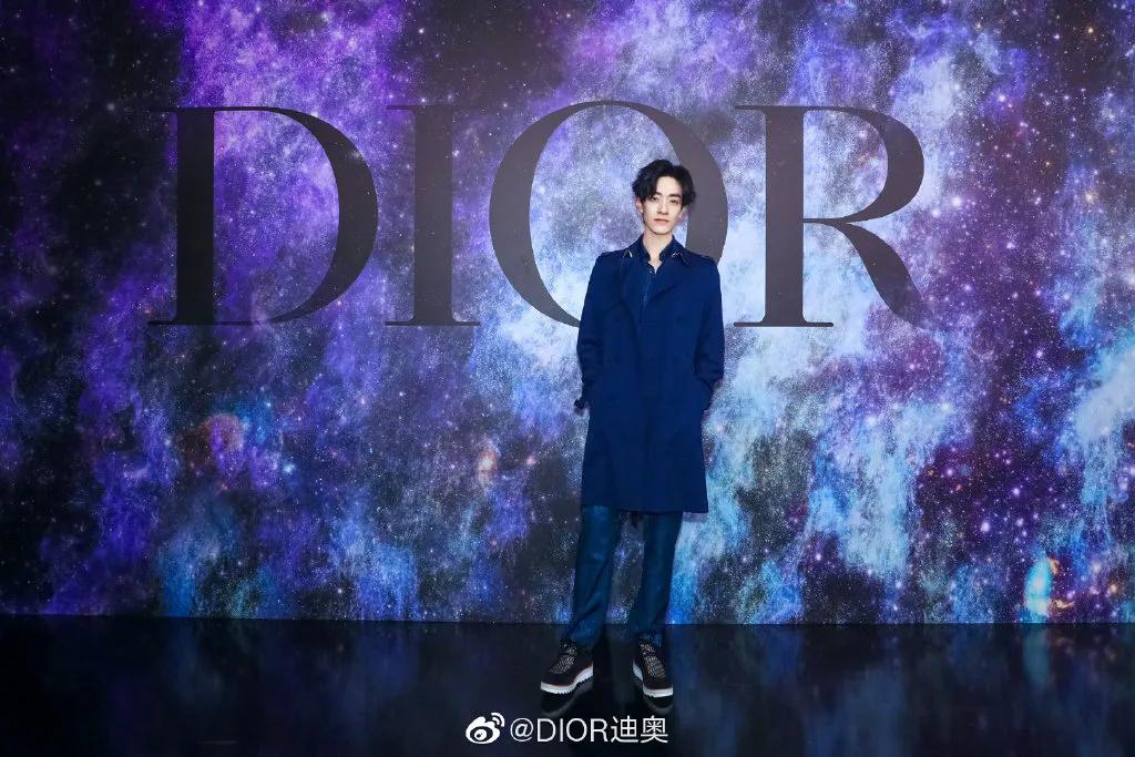 dior杨颖星空裙,dior星空大秀