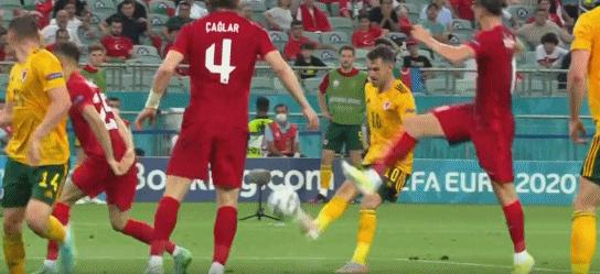 欧洲杯英格兰威尔士贝尔任意球,欧洲杯威尔士贝尔点球视频