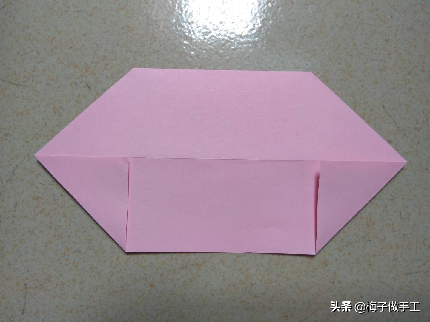 手工折纸抽纸盒教程简单,折纸手工大全折纸盒