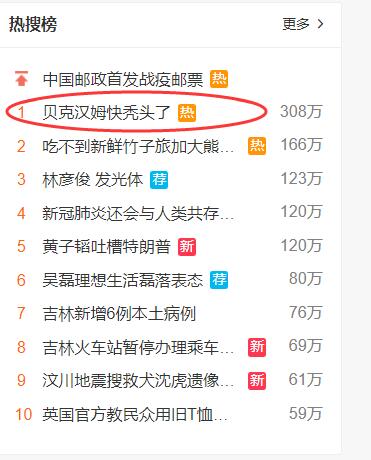 小贝上央视新闻,小贝秃头照