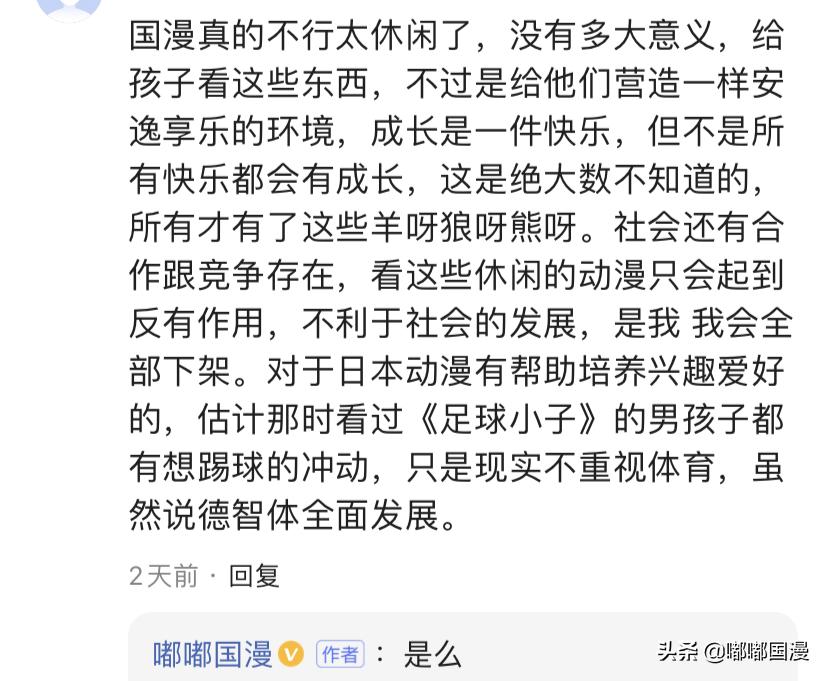 嘟嘟明明在介绍国漫,为什么总有人来评论区说日漫更好?