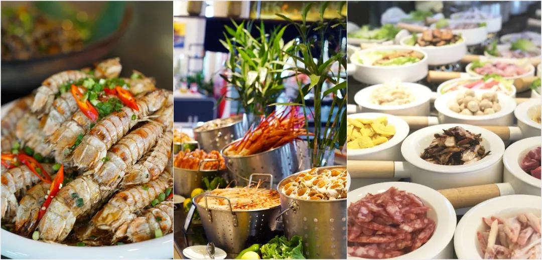 海花岛希尔顿海鲜自助餐团购,在希尔顿住酒店可以免费吃自助餐