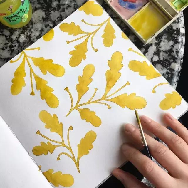 手残党零基础画,纹理画教程初学者