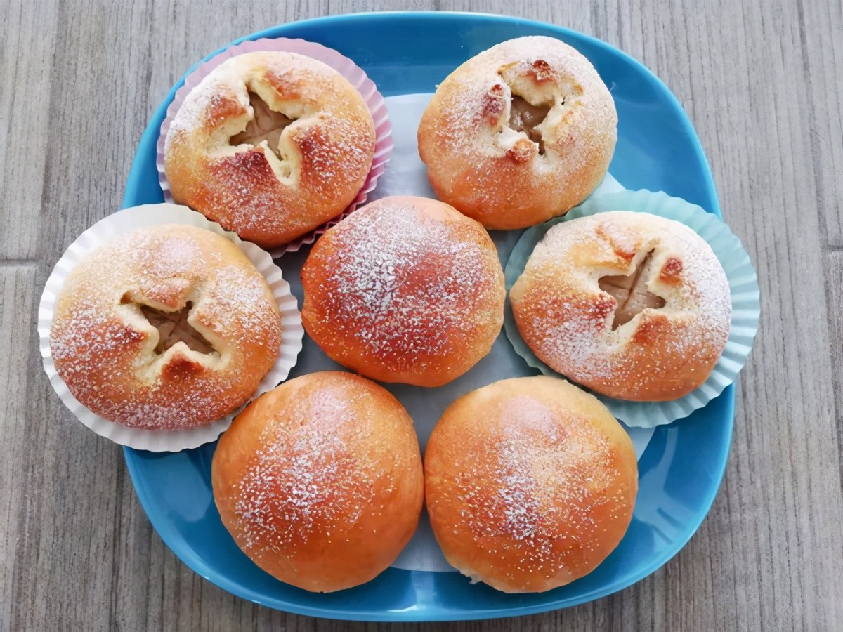 栗子奶黄包,栗子包芝士