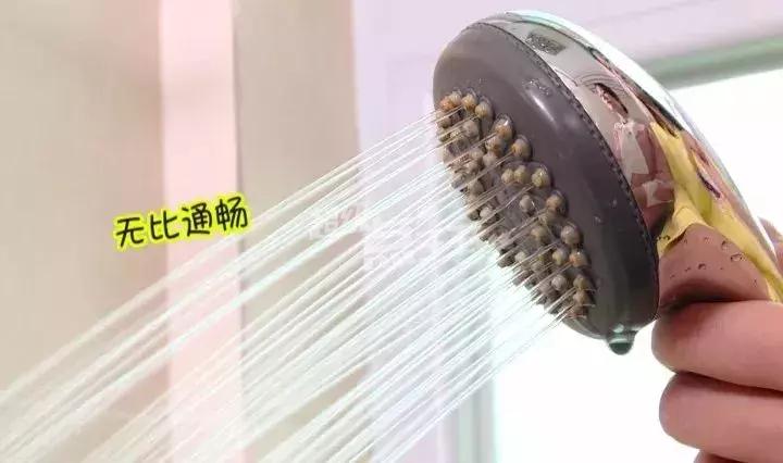 不用清理水垢的花洒,如何打开花洒去除花洒水垢