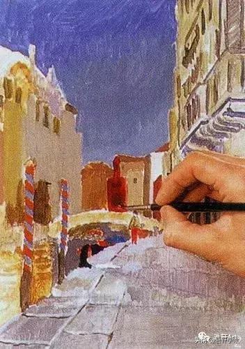 干货油画的入门技法,白羽平油画风景技法