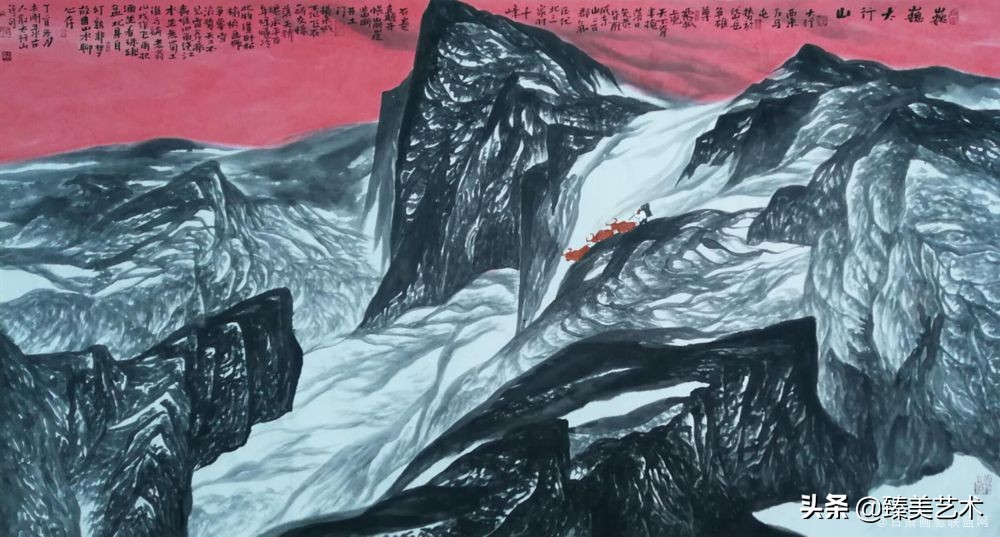 笔墨营造腾升的“心像”——祝夫刚山水画赏析