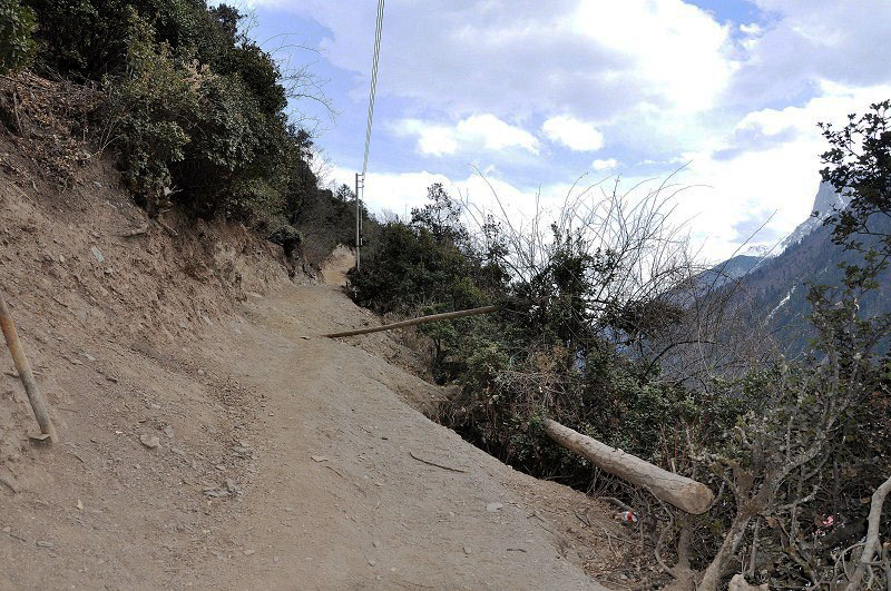 雪山脚下的雨崩村徒步,雨崩村徒步之旅