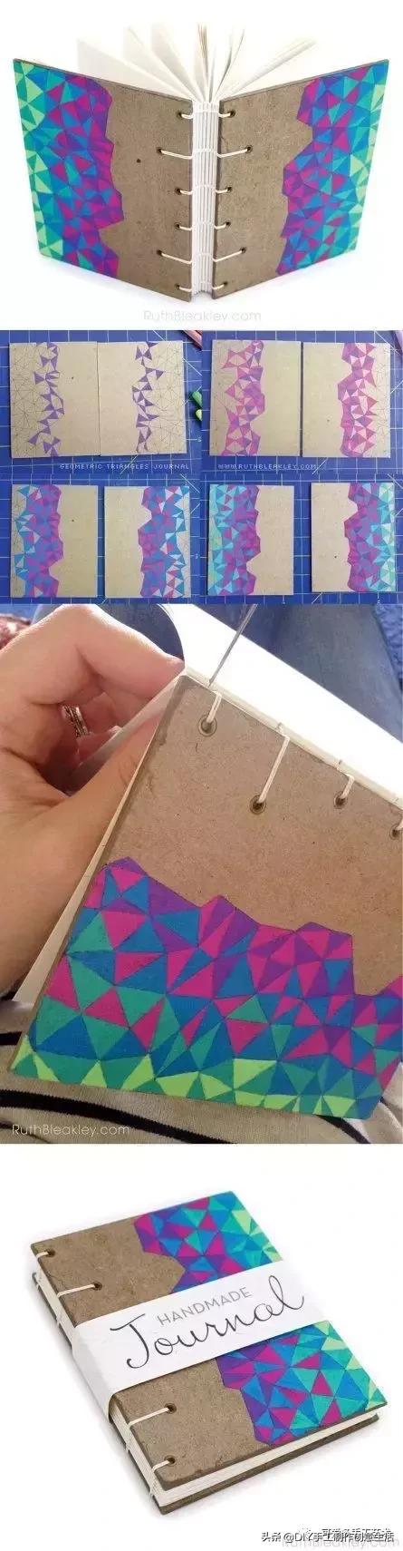 手工刺绣写字本,手工制作刺绣记录本